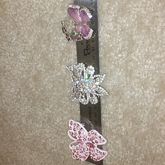 A SET OF 3 VINTAGE BUTTERFLY BROOCHES IN EXCELLENT CONDITIONS. SB.31 - Picture 5 of 5